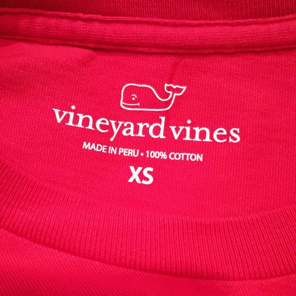 Vineyard Vines Red Tee Shirt XS Short Sleeved. Class Of 2020 - Picture 5 of 6